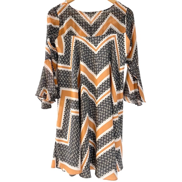 🎉🎉 HP! ❤️ Anthropologie x Paper Crown Endora Swing Dress - Picture 4 of 8